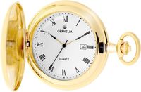 Orphelia Sentique 160-0012-82 Horloge - Mannen - Rond - Goudkleurig - Wit