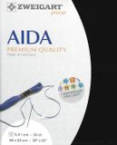 Zweigart Borduurstof Aida 14ct/5.4 Kruisje Zwart 48x53cm