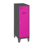 SimonRack Spind, metaal, antraciet/roze, 1015 x 400 x 500 cm