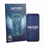 Savvies Screenprotector voor Google Pixel 11 Pro XL - Folie Beschermfolie transparant 18 Stuks