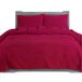 Elegant Comfort Zachte 4-delige 100% Turks Katoenen Flanellen Lakenset - Premium kwaliteit, hoeslaken met diepe hoeken, ultra zacht, behaaglijk warm en pluisvrij flanellen lakens - vol, bordeaux