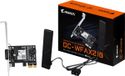 GIGABYTE GC-WFAX210 Carte réseau Interne WLAN / Bluetooth Wi-Fi 6E PCI Express 2400 Mbit/s Noir