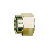 wartelmoer, RIEGLER Wartelmoer M10x1,0, buitendiameter buis 6 mm, vernikkeld messing