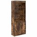 vidaXL Hoge kast, 70x35x180 cm, bewerkt hout, gerookt eikenkleurig