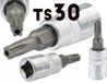 Jonnesway TS30 Torx-bit 1/4" 37 mm met gat