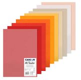 Canson Mi-Tintes Pack A3, 10H, 60% bijen, 160 g, warme tinten