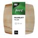 25 PAPSTAR 25 Borden, Palmblad Pure 20 cm x 20 cm Natuur