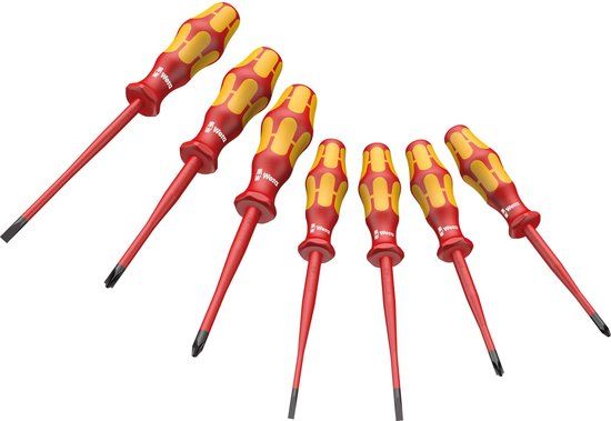 Wera 160 iSS/7 schroevendraaierset Kraftform Plus Serie 100