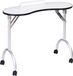 Sinelco International BV Table de manucure mobile - Table à ongles pliable pour la styliste d'ongles - Blanc
