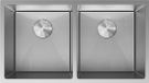 Mexen Binox évier en acier avec 2 cuves 800 x 450, Inox HC
