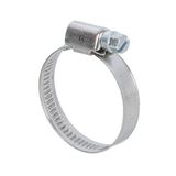 RIBILAND 07373 Slangklem roestvrij staal zilver 70 tot 90 mm 2-delig