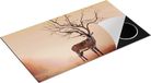 Chefcare Inductie Beschermer Hert met een Bomen Gewei - 90x55 cm - Afdekplaat Inductie - Kookplaat Beschermer - Inductie Mat