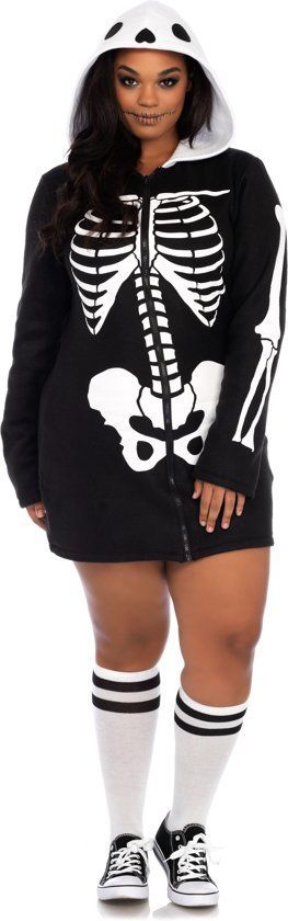 Leg Avenue Plus size Cozy Skeleton - 0714718525914