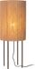 Atmooz SINTRA – Vloerlamp – Staande lamp – 78 cm hoog – Zwart metaal – Jute kap – E27 – Dimbaar – Zonder lichtbron