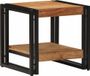 Maison Exclusive - Table basse marron, 40 x 40 x 38 cm, acacia massif