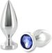 Kheper METAL HARD Anal Plug Diamond Cristal Big 10.16cm Wit