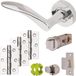 Markenlos Vecta Deurpakje JTB72020 - Magnetisch - Satijn Chroom/Gepolijst Chroom