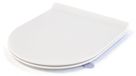 Merkloos D-vormige Toiletbril met Softclose en Duroplast