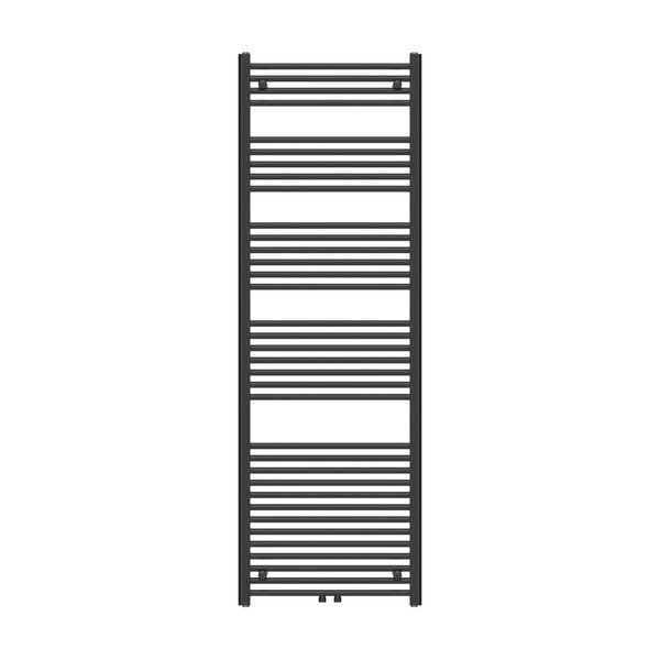 Adema Basic radiator 60x180cm recht middenaansluiting mat zwart