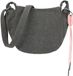 Fritzi aus Preußen Schoudertas Sue02 Suede Jacky Crossbody Soft Espresso donkerbruin