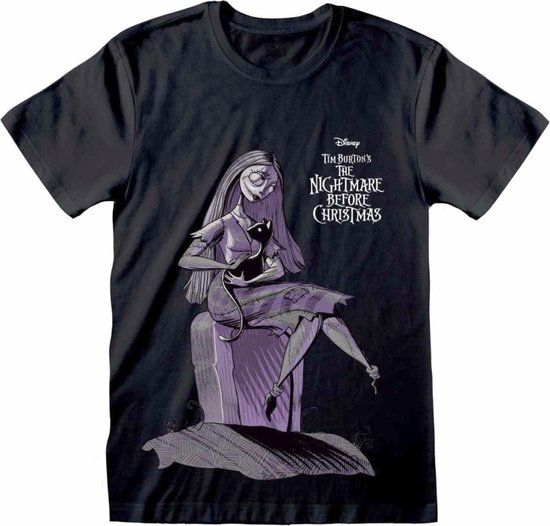 The Nightmare Before Christmas Heroes Inc. Europe B.V. The Nightmare Before Christmas Sallycat Unisex T-shirt - Zwart - L