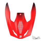 Casque SHOT RACEGEAR furious stream rouge