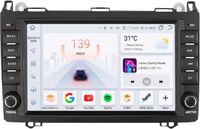 Happiq Autoradio met Bluetooth - CarPlay - Voor Mercedes Benz B200/ Sprinter W906/ W639/ A/B Klasse W169/W245 (2004-2012) - Geschikt voor Apple en Android - Stereo - Navigatie - Navigatiesysteem auto - 8GB 128GB