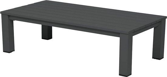Garden Impressions Lincoln Lounge Tuintafel - Antraciet - 140 x 73 cm