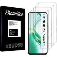 Phonillico® Gehard glas voor Honor 200 Smart 5G [Pack 4]