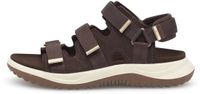 Woden Damessandalen Caroline Chocolade Suède Platte Sandalen Maat 41