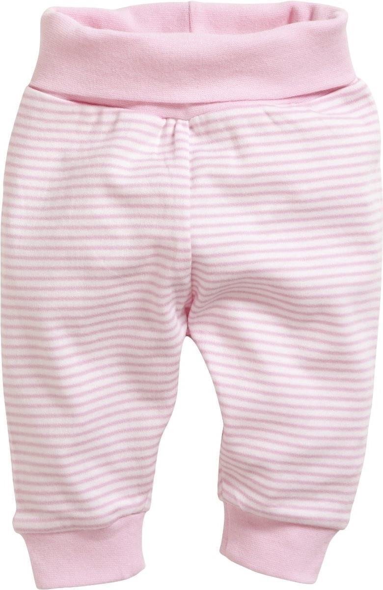 Schnizler babybroek Interlock wit/roze