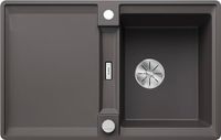Blanco ADIRA 45 S-F Silgranit spoelbak, rotsgrijs, 77x49 mm, met afvoerbediening en toebehoren