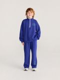 Bobo Choses Mystery BC Half-Zip Sweater Marine blauw