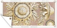 Poster de jardin Ernst Haeckel - 80x40 cm - Toile de jardin vintage pour extérieur