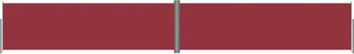 vidaXL Uittrekbaar Windscherm - 180x1200 cm - Rood