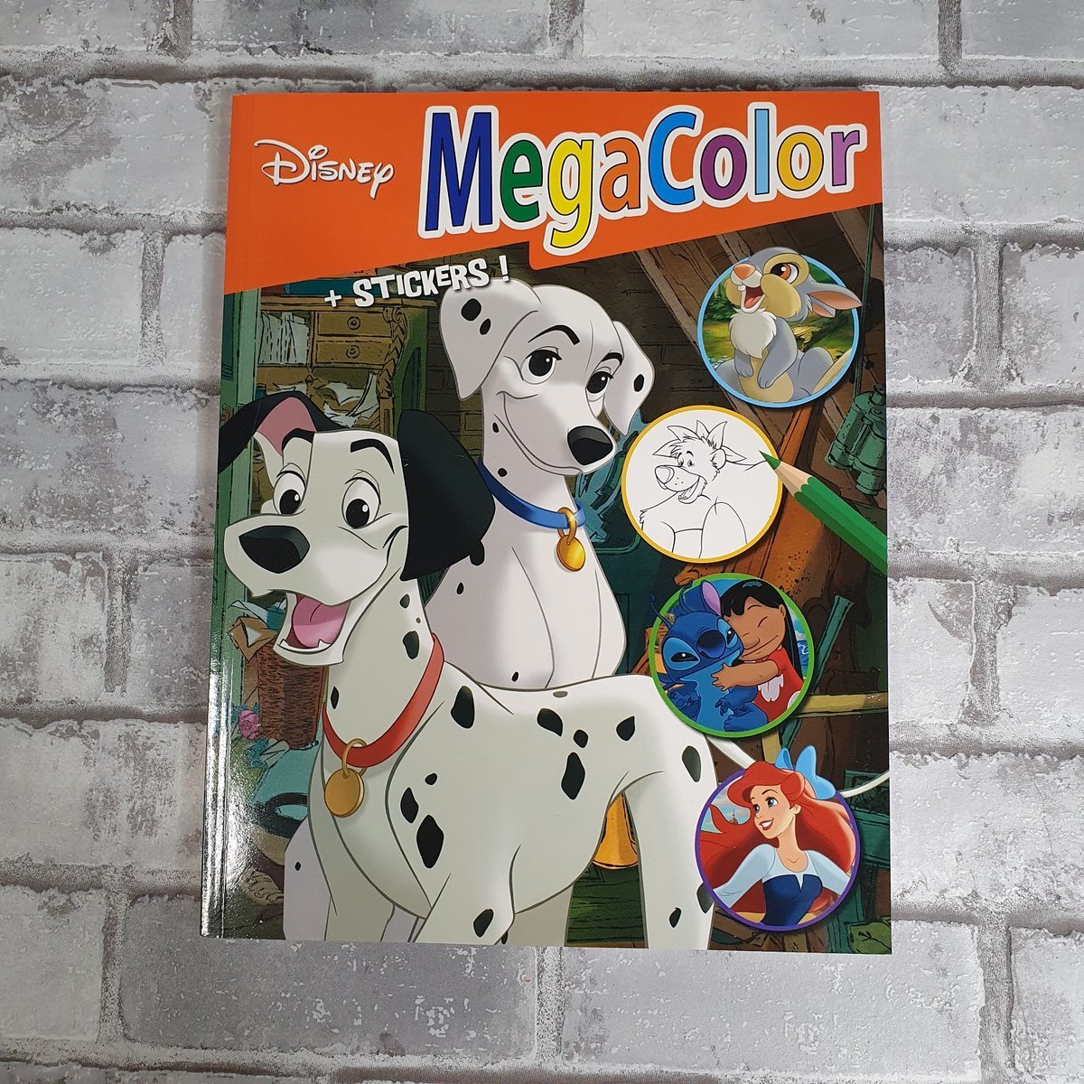 megacolor kleurboek, disney, met stickers