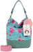 Fritzi aus Preußen Izzy07 Fritzi x Frida Kahlo Limited Canvas Hobo Bag Flower Green