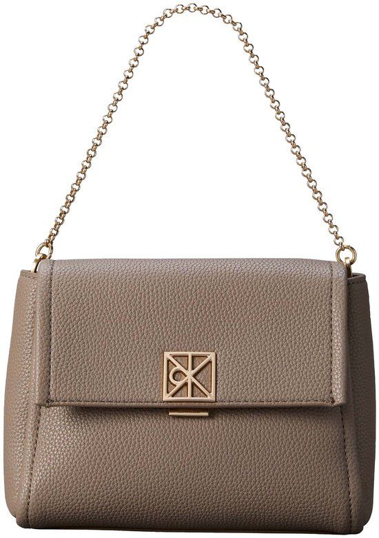 Calvin Klein Emblem Pebb Schoudertas desert taupe