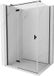 Mexen Mist-H T cabine de douche battante gauche 90 x 110 cm, transparent, noir