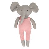Peluche éléphant, Coton GOTS, tricoté