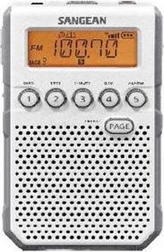 Sangean Hand-Held Receiver FM/AM DT800WH