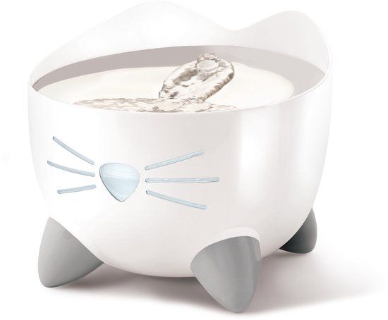 Catit Pixi Fountain Rvs - Kattendrinkbak - Wit