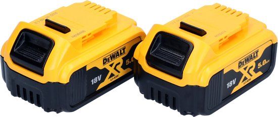 DeWalt DCB 184 P2 accuset 2x 18 V 5,0 Ah / 5000 mAh Li-Ion XR