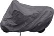 vidaXL Grijze polyester motorhoes 246 x 105 x 127 cm