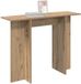vidaXL Wandtafel Artisanaal eiken 100 x 30 x 75 cm
