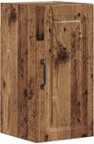 vidaXL Badkamer wandkast UTRECHT Oud hout 30 x 31 x 59 cm Bewerkt hout