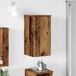 Maison Exclusive - Armoire de salle de bain en bois vieilli, dimensions : 30 x 31,5 x 61 cm