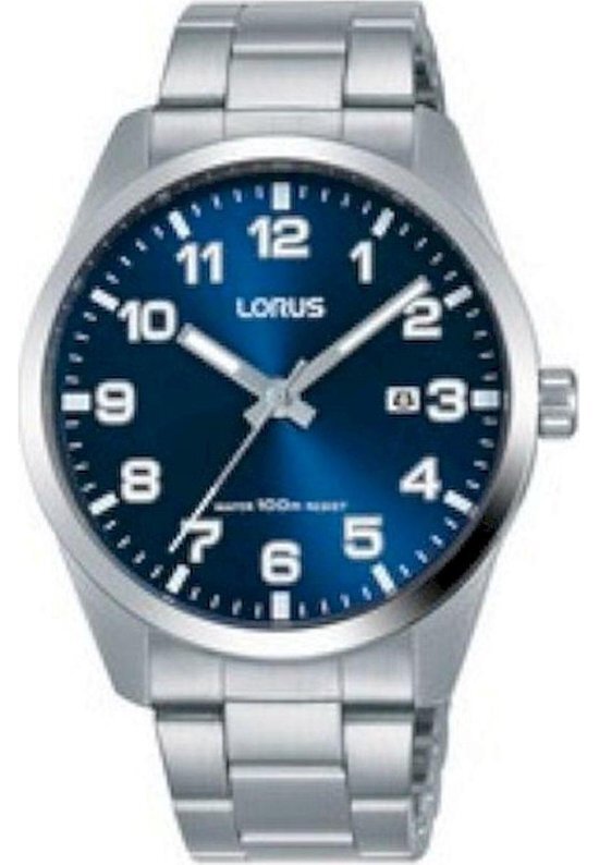 Lorus RH975JX9 horloge heren - zilver - edelstaal