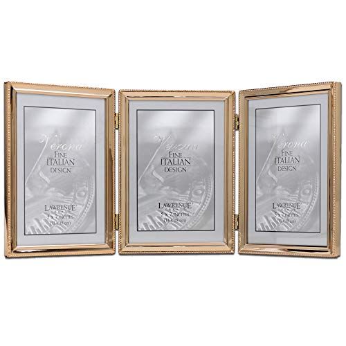 Lawrence Frames Fotolijst - Metaal - Goud - 5x7 Triple