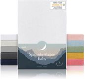 Laleni Jersey Baby/Kind Hoeslaken - Actief Ademend - Oeko-Tex Certificeerd - Babybed, Wieg, Kinderbed 60-70 x 120-140 x 15cm, wit